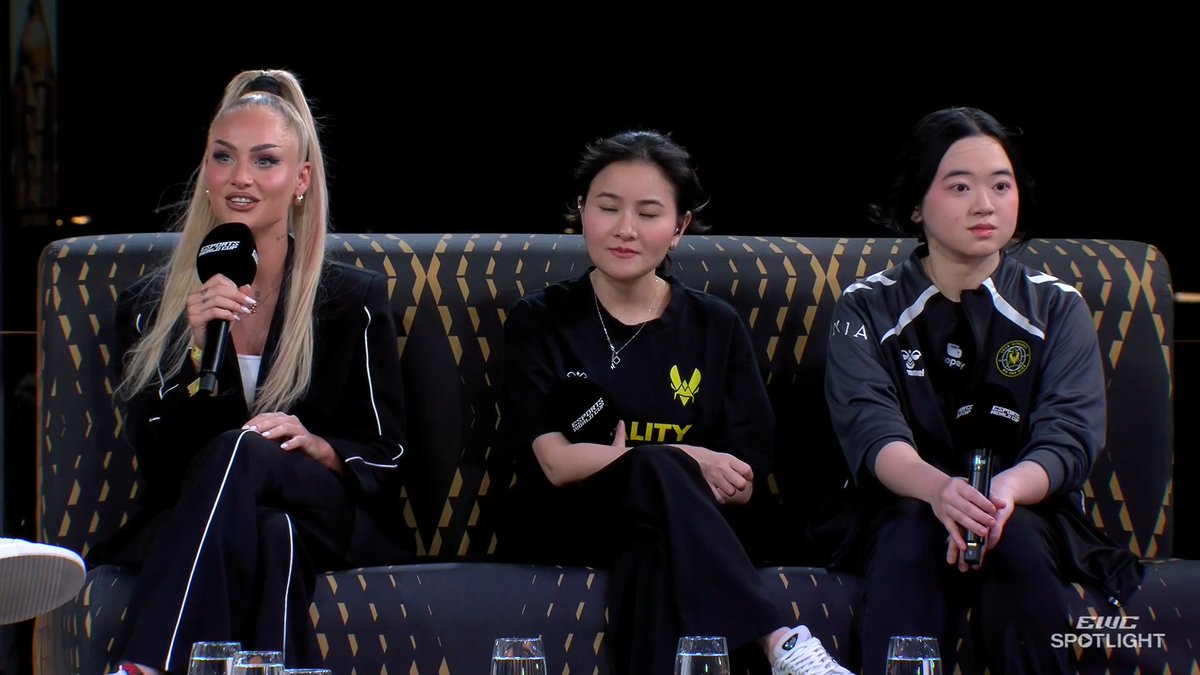 Seeing women on the world's biggest stages goes far beyond trophies 🏆 "We want to win, and it doesn't matter who you are, why you do it" - Alisha Lehmann dropping wisdom on EWC Spotlight