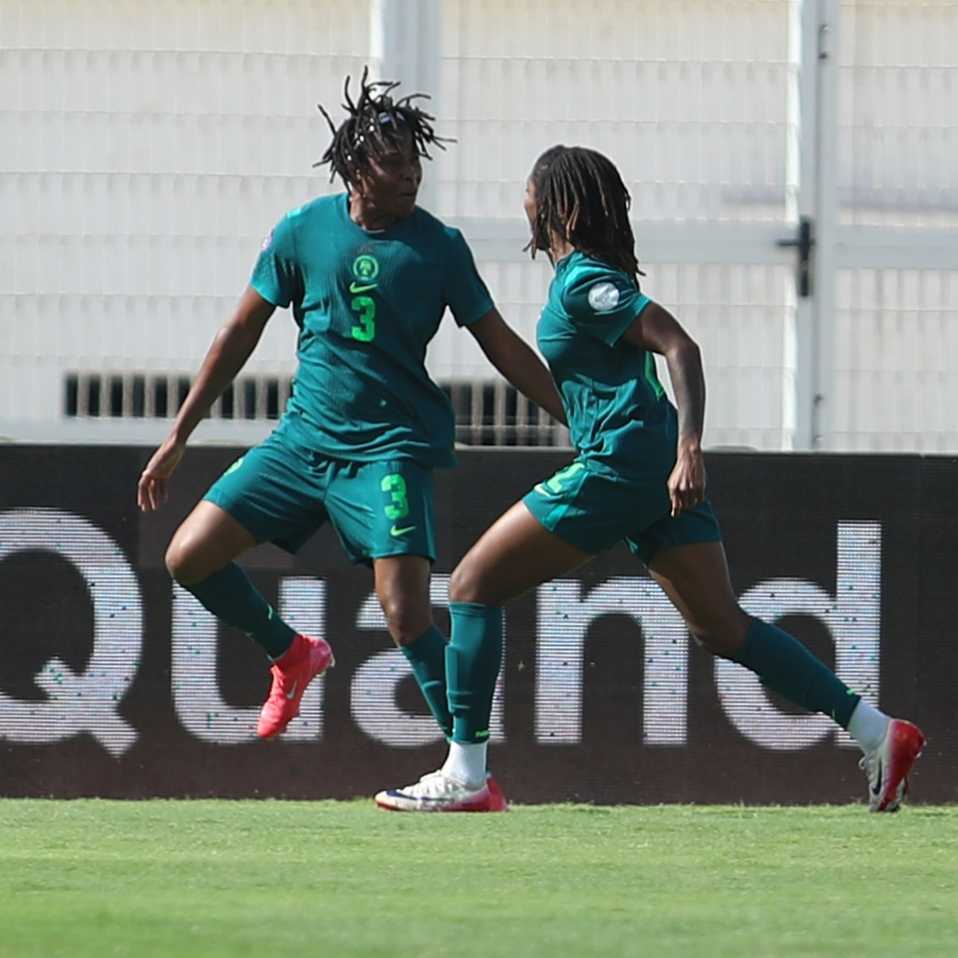 A towering finish from Osinachi Ohale, earns her Goal of the Day. 🇳🇬 #TotalEnergiesWAFCON2024 | 1хBet
