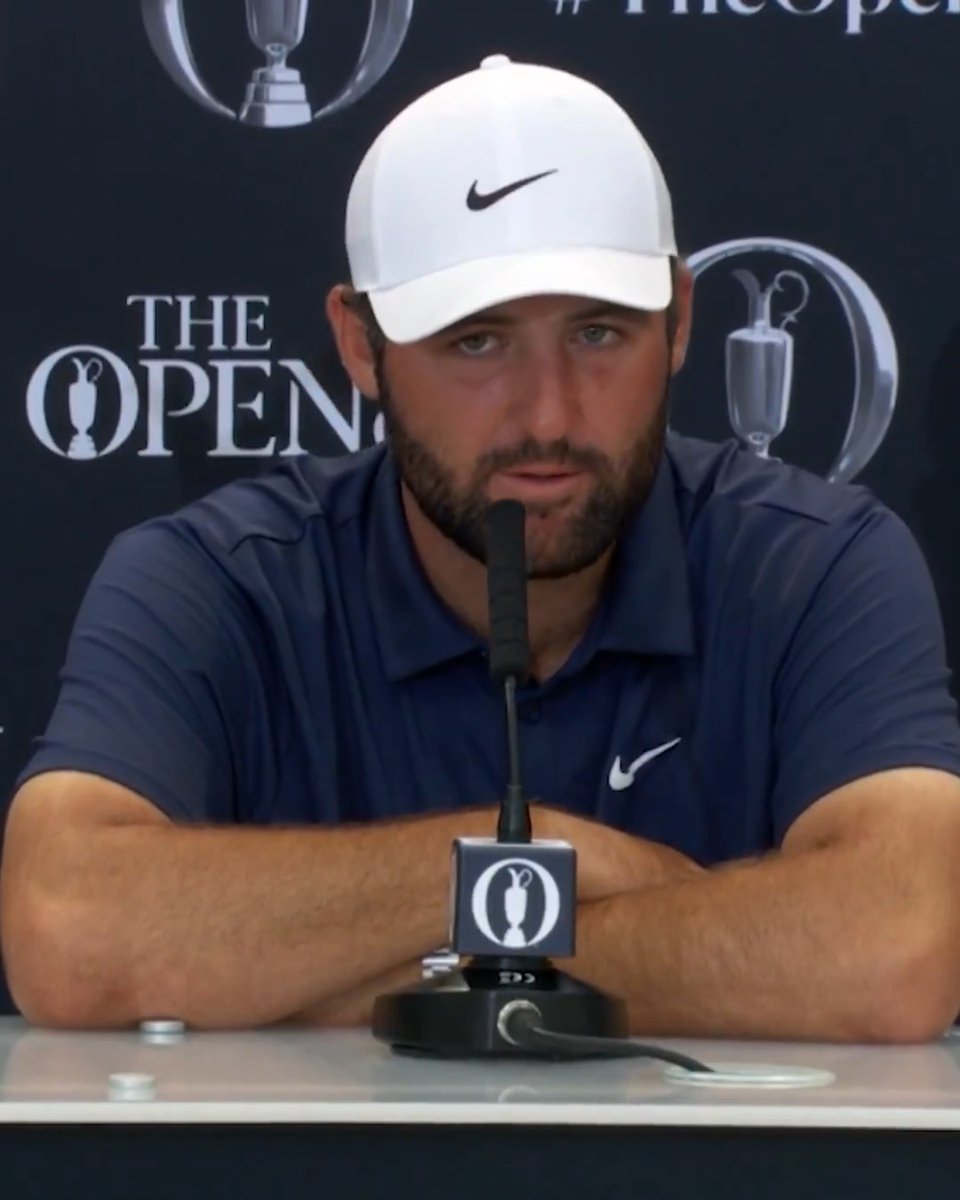 "I just got 1/4th of the way there." Scottie Scheffler says the comparisons to Tiger are "a bit silly."