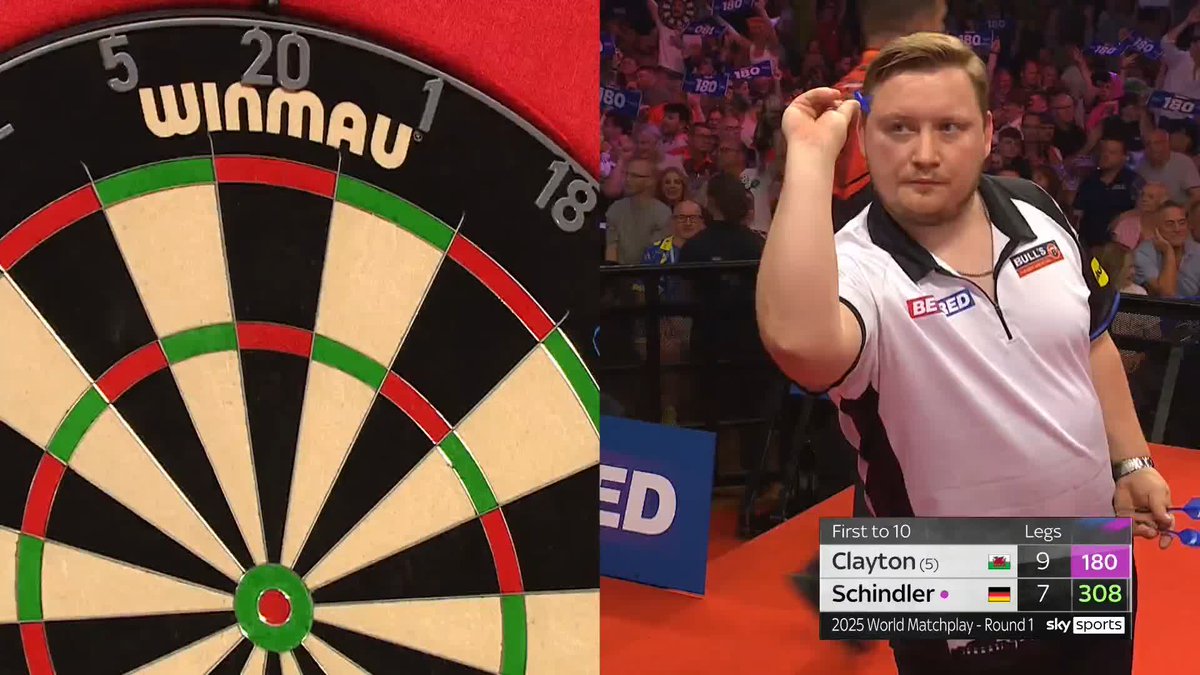 CLAYTON WINS A THRILLER! Jonny Clayton has won a thriller here in Blackpool! The Ferret beats Martin Schindler 10-7 to book his place in the second round against Mike De Decker! 📺 #MatchplayDarts | R1