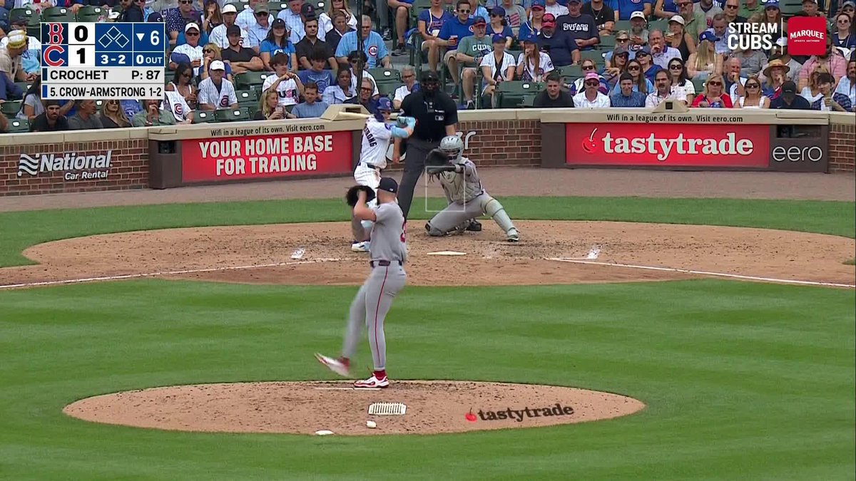PCA was FIRED UP after this double off of Garrett Crochet 😤 Stream live:
