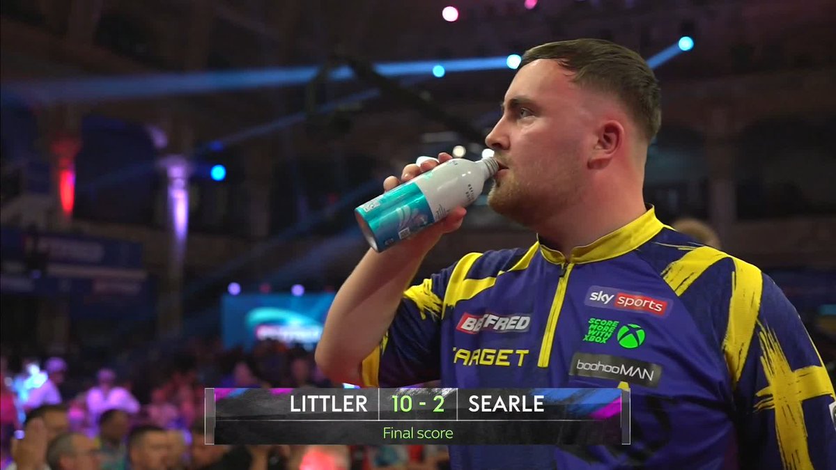 Luke Littler storms past Ryan Searle in a CLINICAL victory! 💨