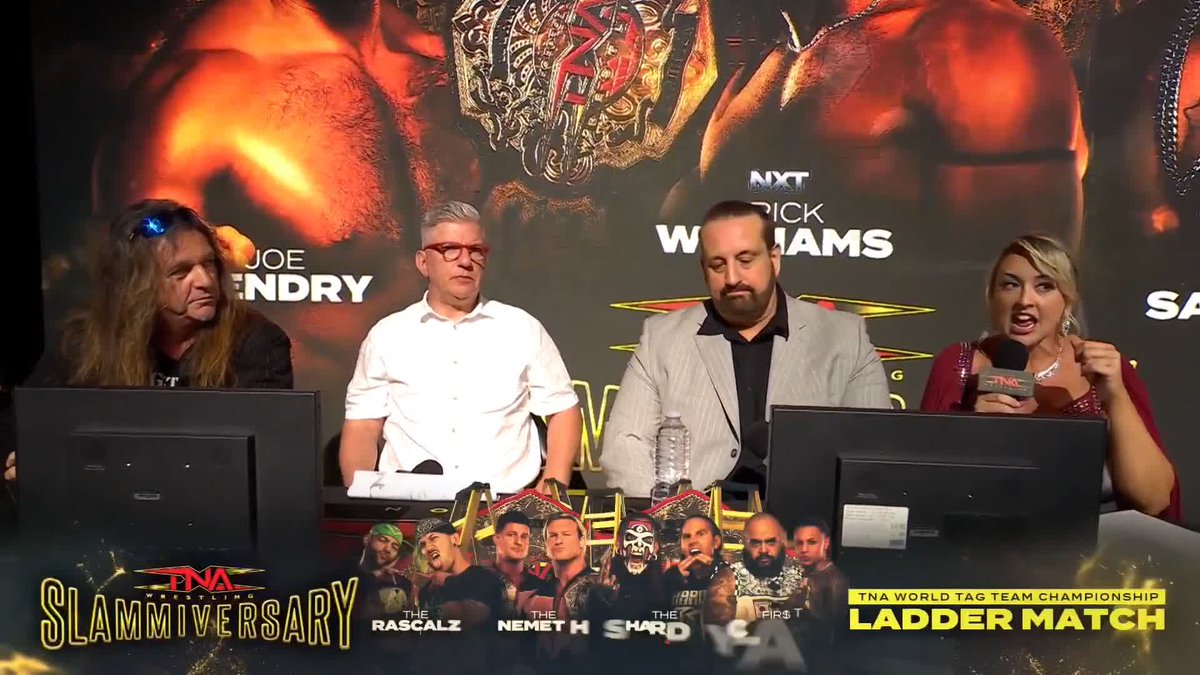 .Dave LaGreca Tommy Dreamer sNAKE sABO and Gia Miller kick off the Countdown To #TNASlammiversary with predictions! WATCH on TNA+:
