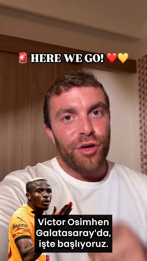 Fabrizio Romano, Victor Osimhen transferini açıkladı.