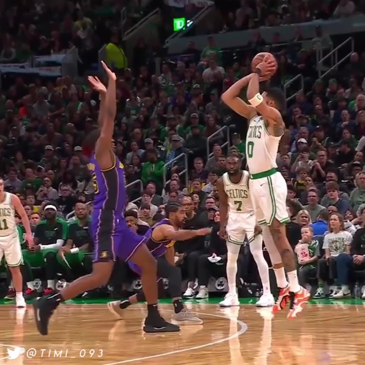 40/12/8 vs the Lakers on National Television one of my favorite Tatum games from this past season