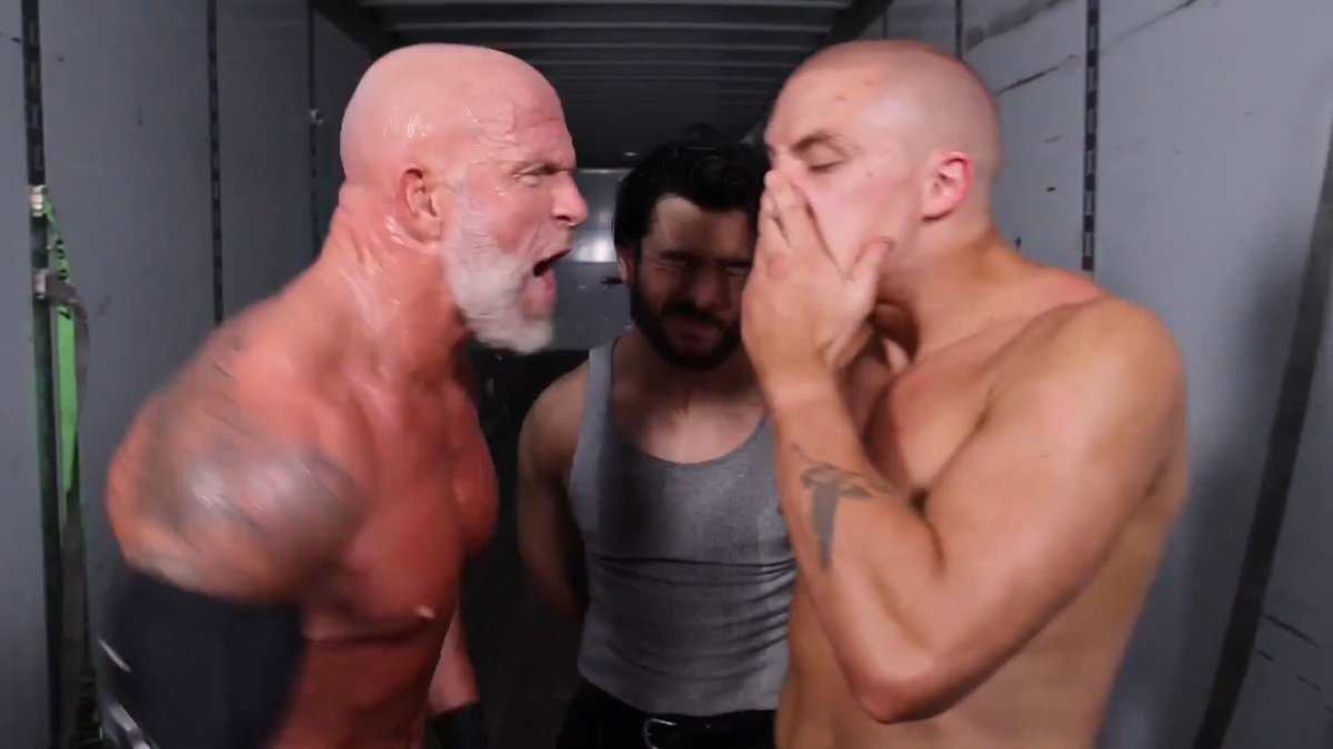 .Eric Young is FURIOUS! Judas Icarus Travis Williams Watch #TNASlammiversary LIVE on TNA+: