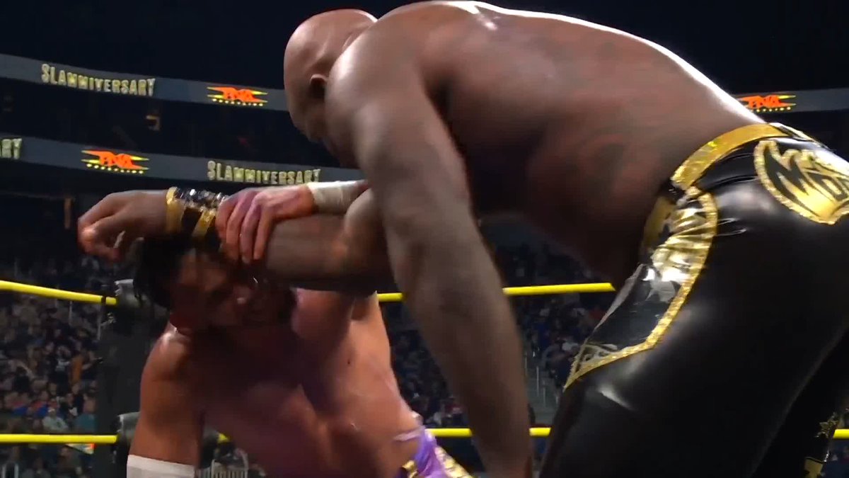 What. A. Match. MOOSE™️ LEON SLATER Watch #TNASlammiversary LIVE on TNA+: