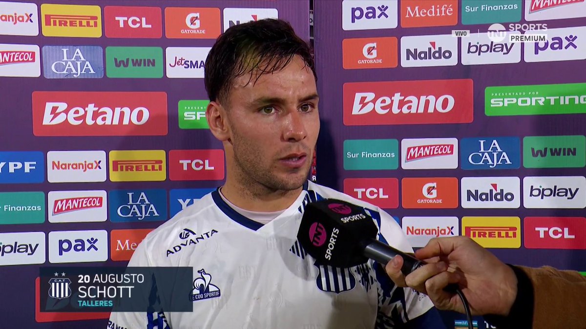 "ESTE ES UN GRUPAZO QUE ESTAMOS SUFRIENDO ESTE MOMENTO Y HOY QUERÍAMOS QUE SEA EL PUNTAPIE PARA SALIR" Augusto Schott destacó la unión del plantel de Talleres tras el triunfo sobre Independiente #LPFxTNTSports