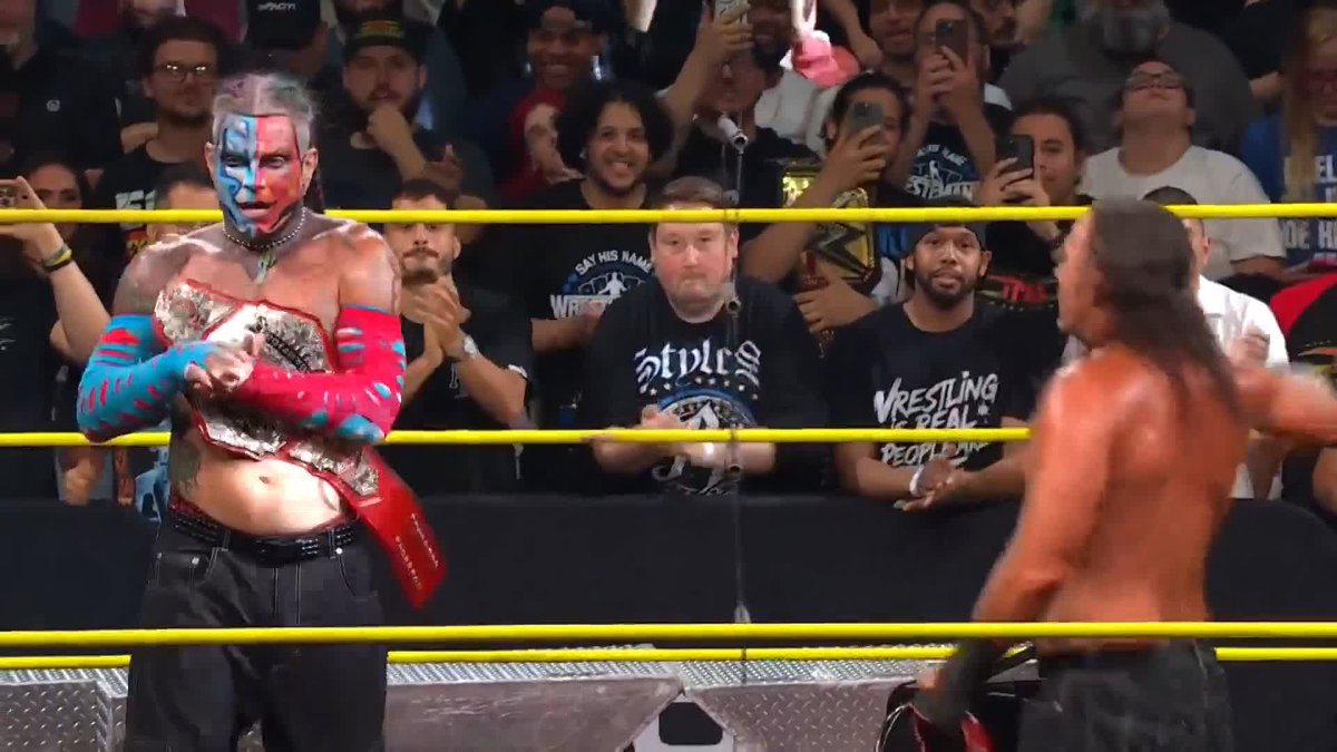 TNA Hall of Famer Bully Ray is at #TNASlammiversary and he's face to face with The Hardys! MATT HARDY #BrotherNero DELETED Watch LIVE on TNA+: