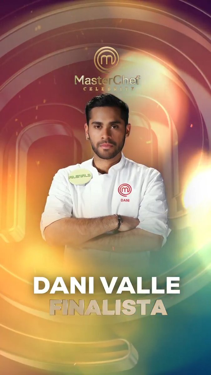 ¡DANI SE CONVIERTE EN EL SEGUNDO FINALISTA! 🤩🔥 Nuestra celebridad ha evolucionado en nuestra cocina y asegura su lugar en la GRAN FINAL de #MasterChefCelebrity Generaciones. ¡Felicidades! 👨🏻🍳👏🏼