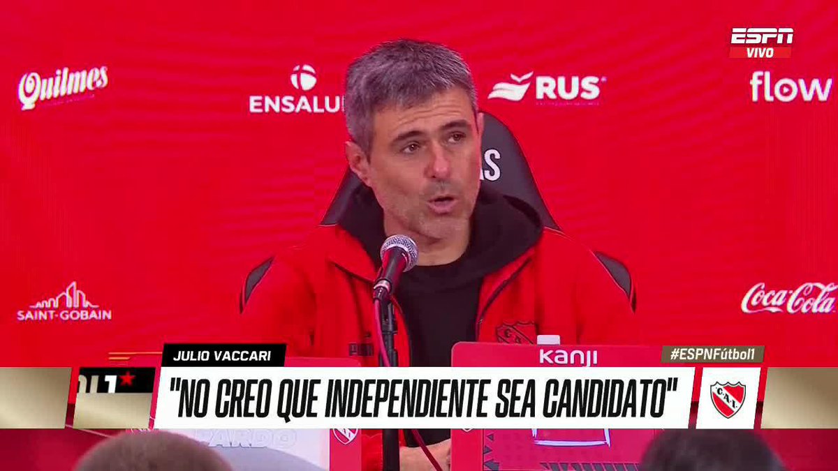 Julio Vaccari 🇦🇷, entrenador de Independiente 🇦🇷, confirmó dos nuevos refuerzos de River Plate 🇦🇷 en conferencia de prensa 😳 "Me gusta Portillo, va a River... Me gusta el wing de Colo-Colo (Cepeda), va a River...", expresó. ¿Anticipó y metió primicia?