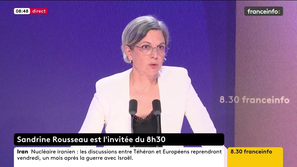 🔴 Budget 2026 ➡️ "Il faut mettre 60 milliards par an dans la transition écologiste", estime Sandrine Rousseau.
