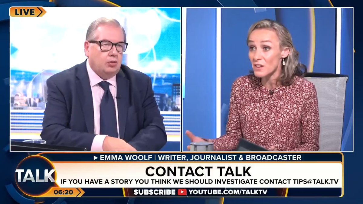 Mike Graham and commentator Emma Woolf react to a video of a woman at the Epping migrant protests, who says Britain "must protect its values". "How could you brand her as far-right, racist or xenophobic - she's literally just saying we want safety, our country back!" @iromg
