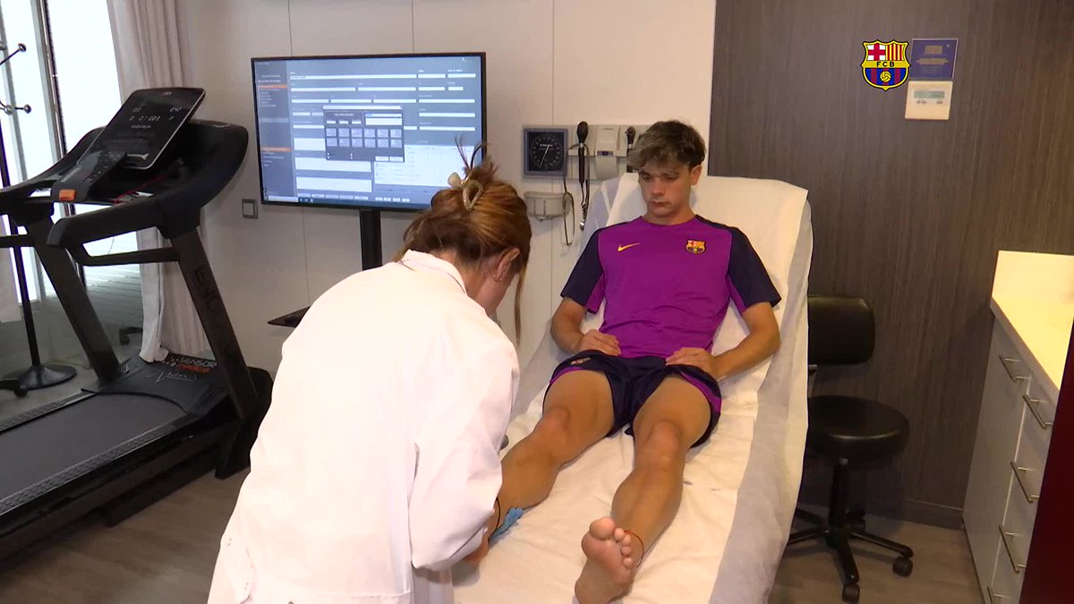 ✅ Tot a punt per començar a entrenar aquesta tarda! ✔ Completadas las pruebas médicas. Esta tarde, primer entrenamiento 🔗 💙❤