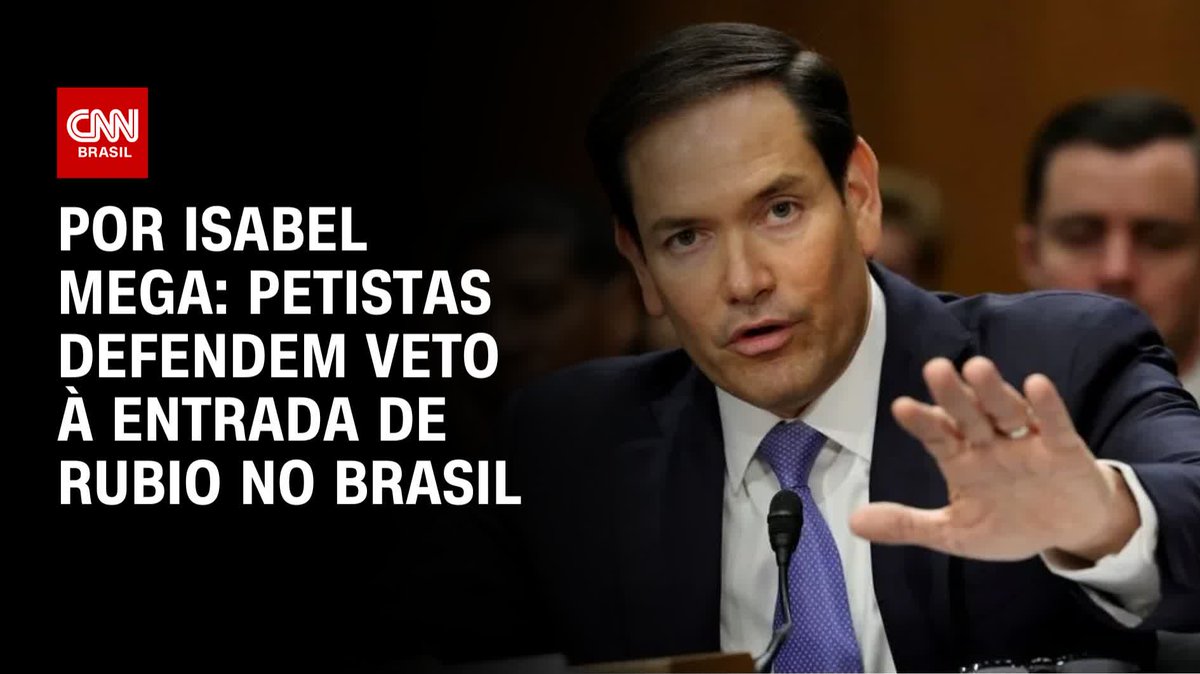 Por Isabel Mega: Petistas defendem veto à entrada de Rubio no Brasil; assista #CNNNovoDia