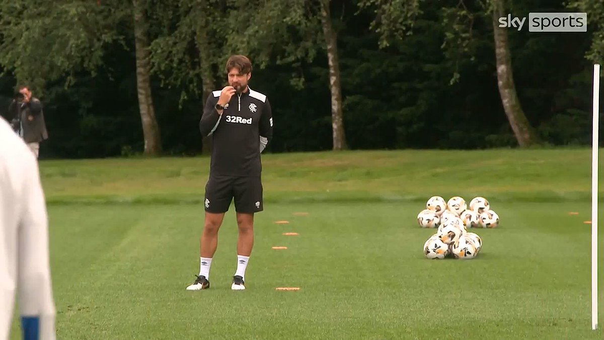 🔵 Thelo Aasgaard didn't take part in Rangers' training ahead of Tuesday night's Champions League qualifier vs Panathinaikos ⤵️
