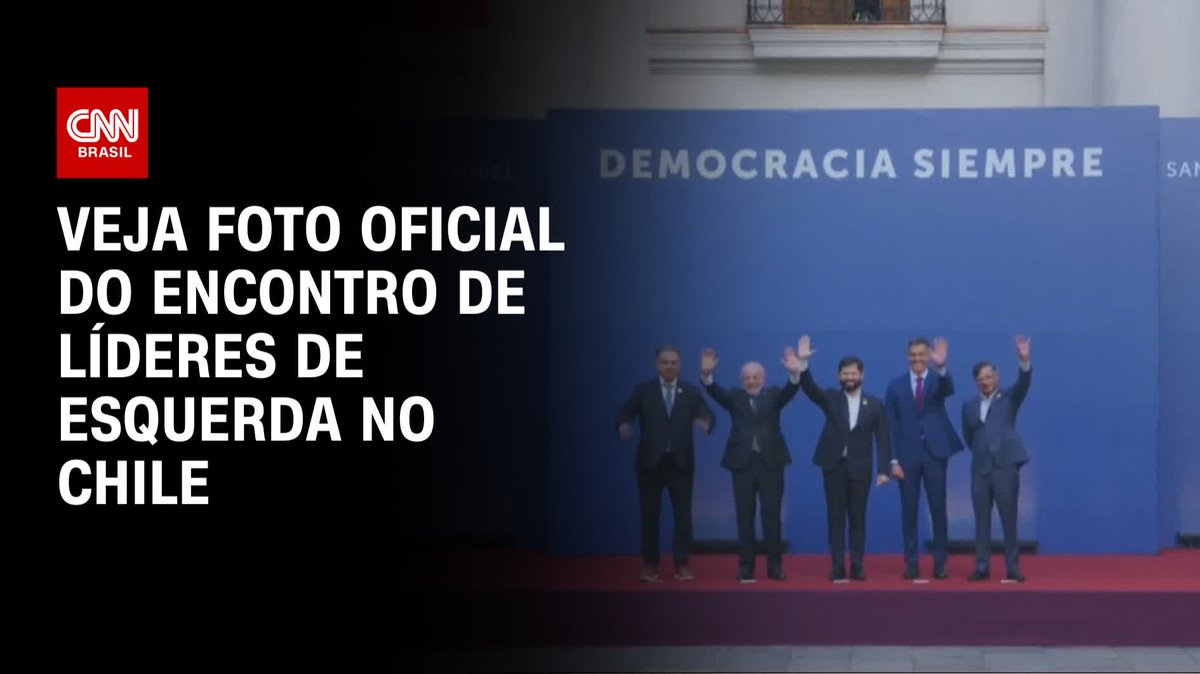 Lula e líderes de esquerda tiram foto oficial em cúpula; assista #LiveCNNBrasil