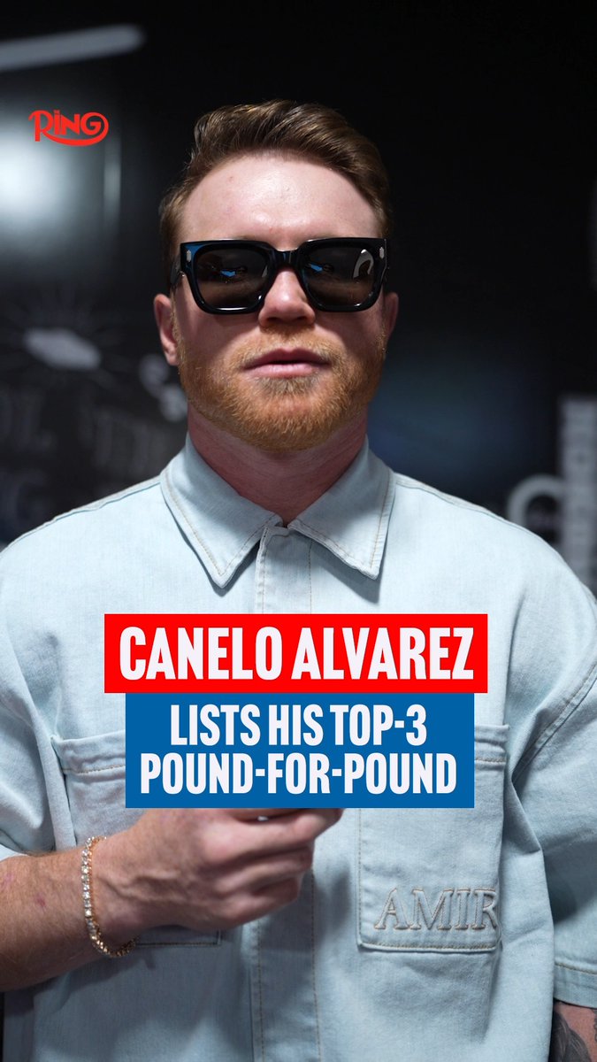 We asked Canelo Alvarez to name his best pound-for-pound fighters in the game today 👀 #CaneloCrawford live on Netflix l Sept 13th in Las Vegas 🥊 🎟️ Get your tickets now: