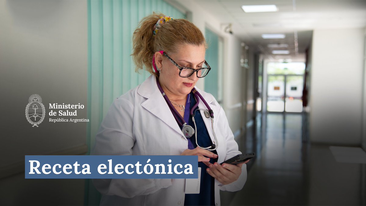 📲 La receta electrónica ahora es obligatoria para todas las indicaciones médicas Hoy, desde el Ministerio de Salud, oficializamos la ampliación del uso obligatorio de la receta electrónica. La medida alcanza ahora también a medicamentos, dispositivos médicos, estudios y procedimientos. 🔒 Más seguridad, trazabilidad y acceso. 💻 Emitida solo desde plataformas registradas. 🧾 Cada receta tendrá un identificador único y será almacenada de forma segura. Damos un paso clave hacia una salud más moderna, segura y transparente. 👉 Más información: