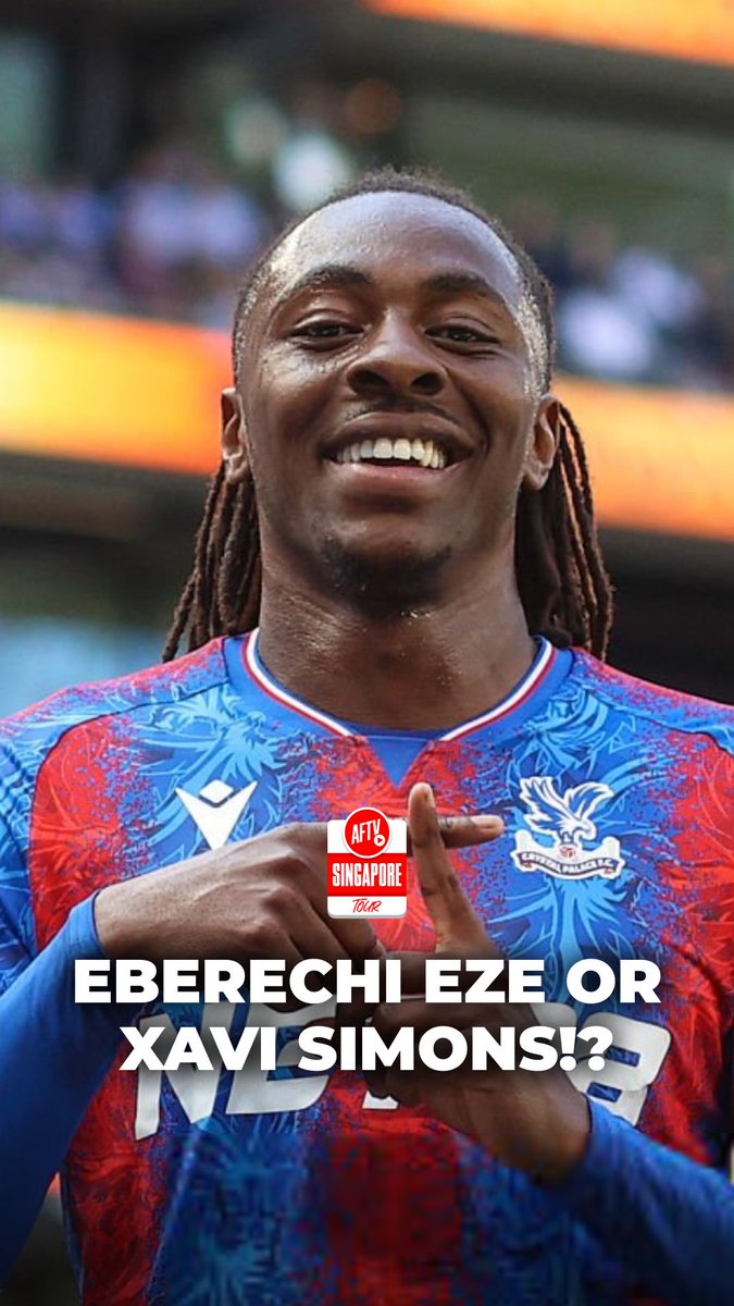 Eberechi Eze or Xavi Simons — 𝐖𝐡𝐨’𝐬 𝐲𝐨𝐮𝐫 𝐩𝐢𝐜𝐤, 𝐀𝐫𝐬𝐞𝐧𝐚𝐥 𝐟𝐚𝐧𝐬? 👇🔴⚪️ #AFTVSingapore #TransferDaily