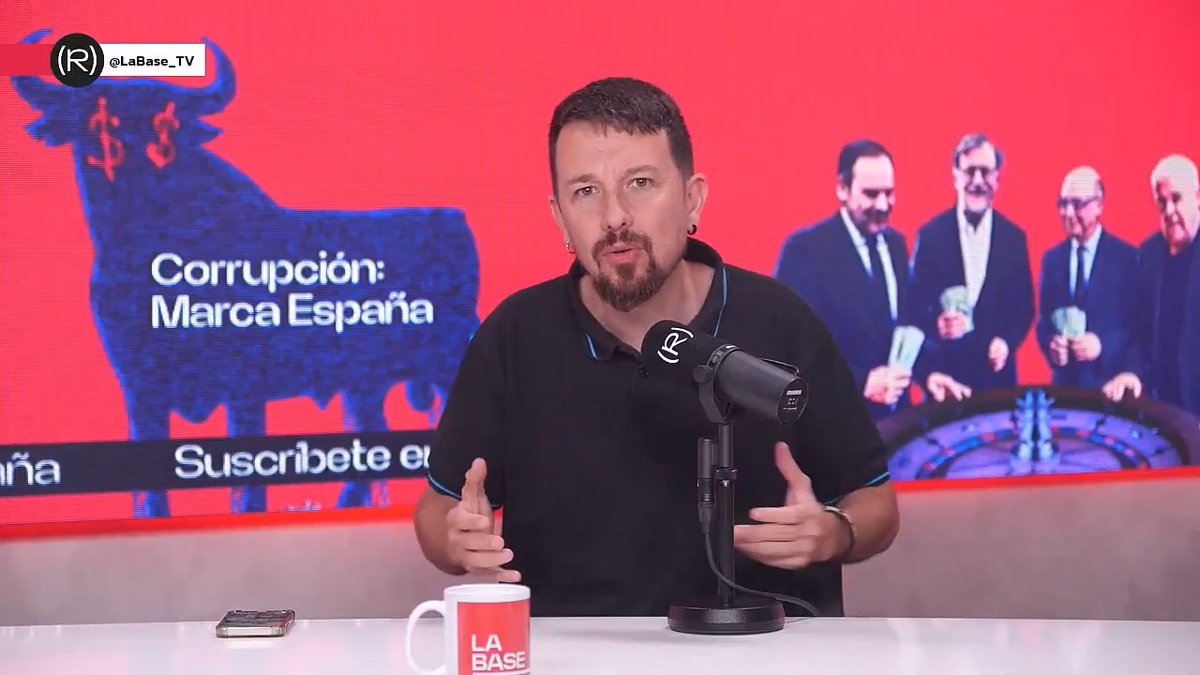La corrupción es el sistema de mando de la oligarquía; sistema que tiene que ver con el enriquecimiento de algunos pero sobre todo con la organización del poder. La corrupción forma parte intrínseca de nuestro sistema político 👇🏻 📺