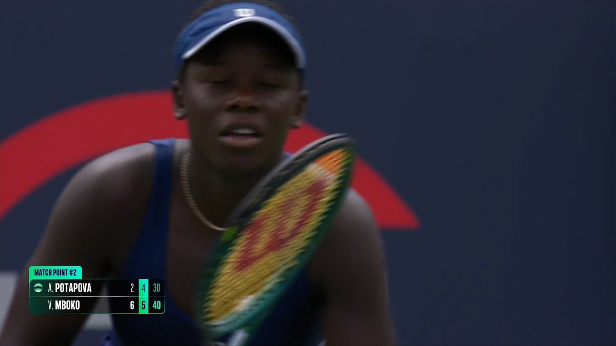 A meaningful win for Mboko 🤗 Victoria wins the final four games to defeat Anastasia Potapova 6-2, 6-4 in her debut DC match. #MubadalaDCCitiOpen