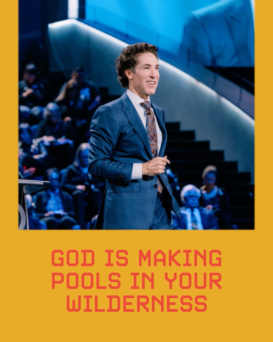 God is not going to leave you thirsty. He sees what you’re dealing with. He knows how long it’s been, how you’ve persevered and done the right thing even when you felt overlooked. He knows how to quench your thirst. Listen to this message from Joel, "Rivers in the Desert":
