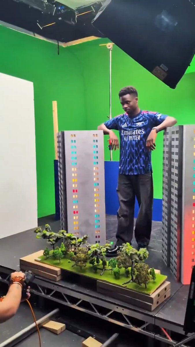 Bukayo Saka’s POV: Kit Shoot Day 🤩