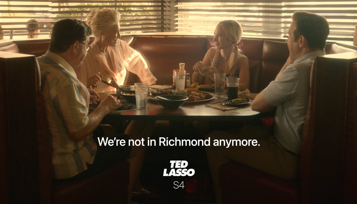 We’re not in Richmond anymore. #TedLasso Season 4 is now in production.