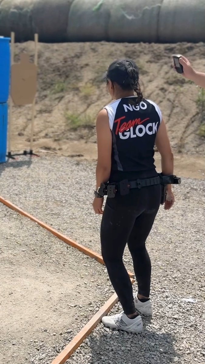 Who shot a match this weekend? 👏 Team GLOCK's Thy Ngo makes this shooting stage look easy!