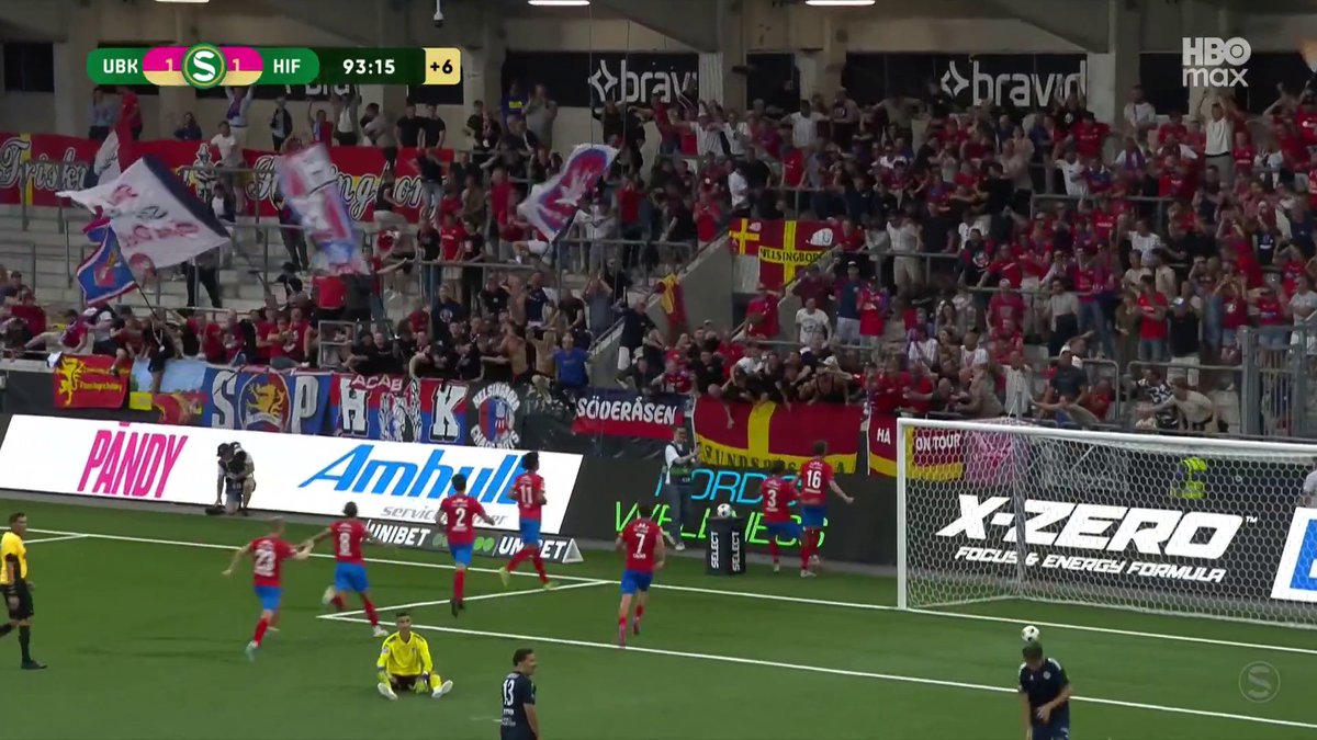 🗣 "Det är ett sanslöst inhopp!" Helsingborgs IF har vänt efter ett andra mål av Alexander Johansson, 2-1! 👀 📲 Se matchen på HBO Max