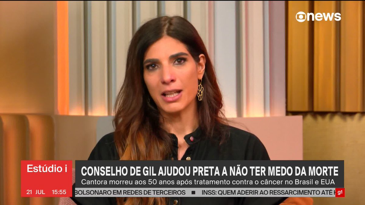 No #Estúdioi desta segunda-feira (21), Andréia Sadi se emocionou ao falar de Preta Gil. “Muito difícil, gente. Estamos emocionados assim como o Brasil inteiro”, disse. “Todo o nosso amor e carinho para a família Gil e amigos.” ➡ Assista à #GloboNews: