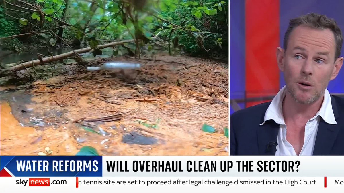 'This is old sewage in new bottles' Prof Ewan McGaughey, from King’s College London who sits on the panel of The People's Commission on the Water Sector, puts the case to Sarah-Jane Mee for renationalising water #SJUK 📱