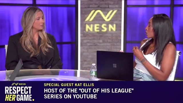 We were lucky enough to be joined by Katherine Ellis on the latest episode of Respect Her Game! Annabelle & Kasey Hudson asked Kat if she had any advice for young people trying to carve their own path on social media? We absolutely loved her answer! Find the whole episode of Respect Her Game on NESN's YouTube channel: