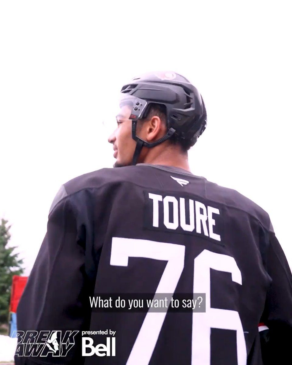 Just a couple of 6'7" dudes getting ready for camp Catch 'Toure of Camp' the newest episode of Breakaway presented by Bell debuting this Wednesday 📺