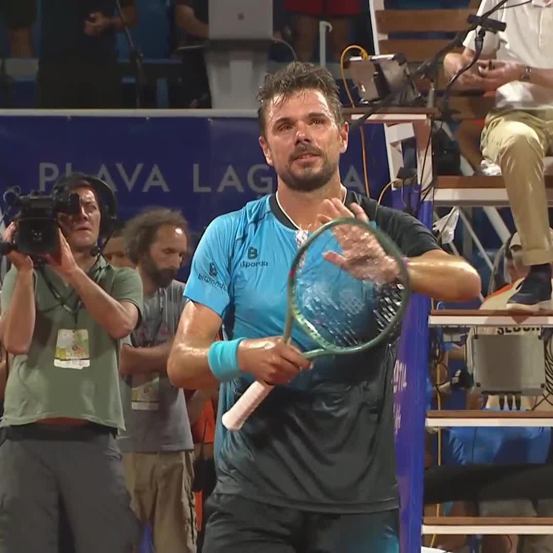 Vintage Stan in Croatia ⏳ Stanislas Wawrinka defeats Guillen Meza 6-4 6-1 in Umag, where he lifted his first ever ATP title! #CroatiaOpenUmag