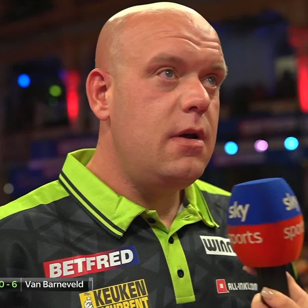 "I made this so difficult" 😩 Despite victory, MVG was far from pleased with his performance against Barney 🗣️