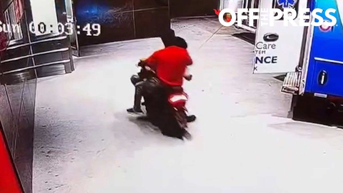 🚨WATCH: The illegal alien suspect in the shooting of a Border Patrol officer in New York City was caught on camera DUMPING the body of his injured accomplice at a hospital and driving away, according to DHS.