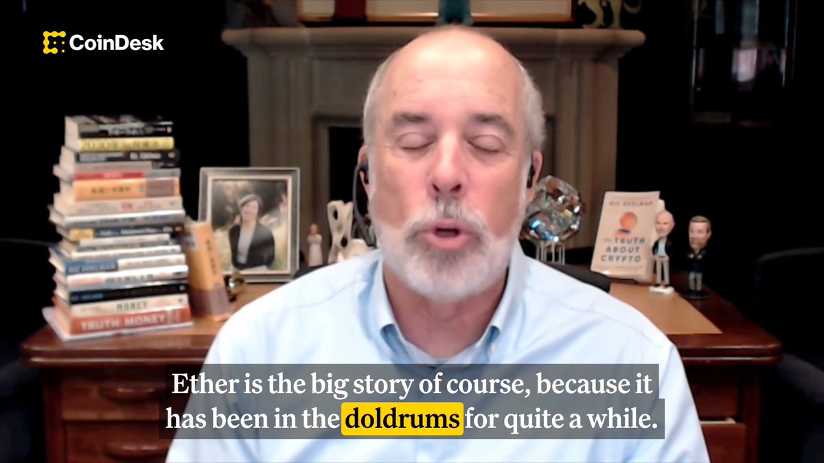 🔥 NEW: Financial advisor Ric Edelman breaks down how "if you are bullish about stablecoins, you are by definition saying you're bullish about Ethereum."