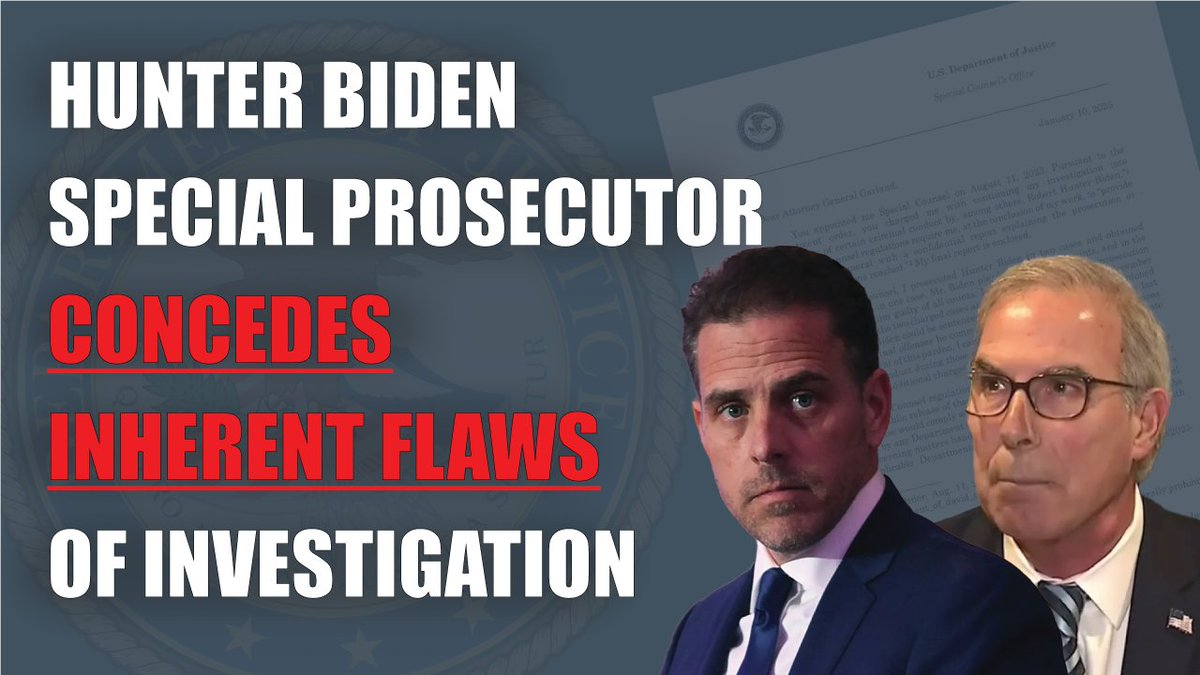 BREAKING: House Judiciary GOP 🇺🇸🇺🇸🇺🇸 Releases David Weiss Transcript Relating to Biden DOJ's Hunter Biden Investigation Read it here: Watch the highlights below ⬇️