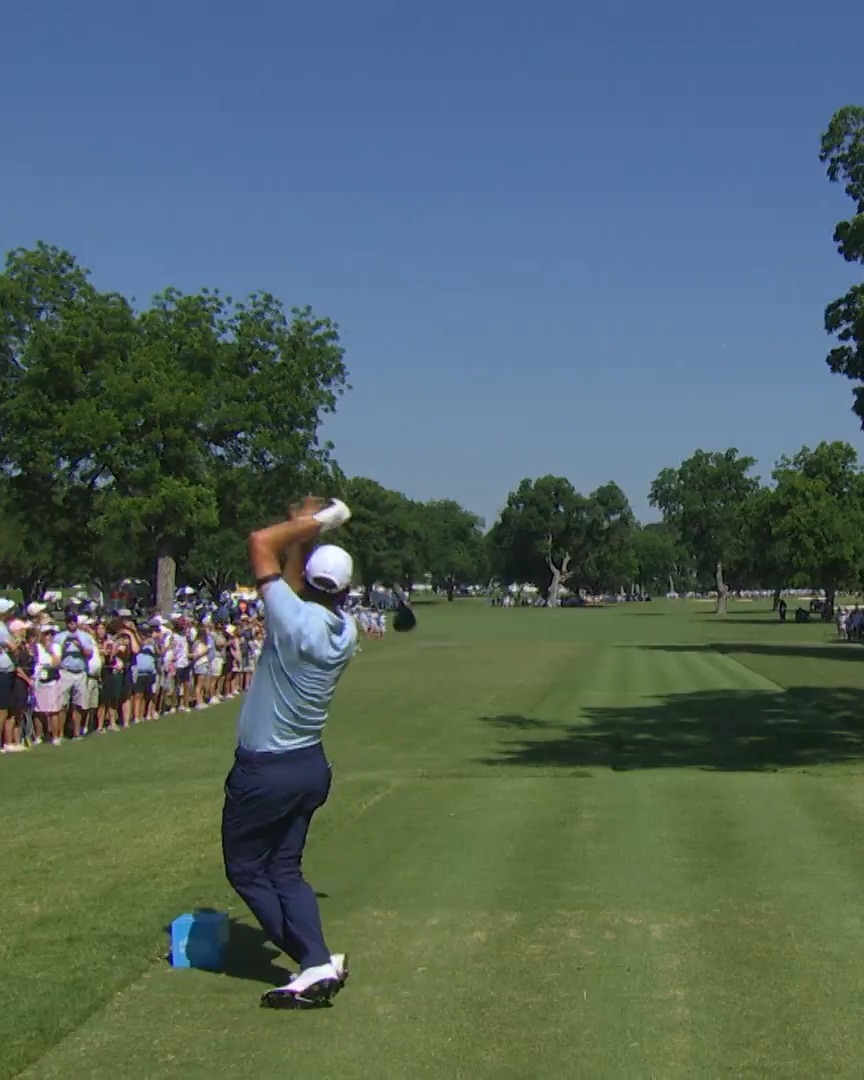 The footwork of the Champion Golfer of the Year 🏌️‍♂️