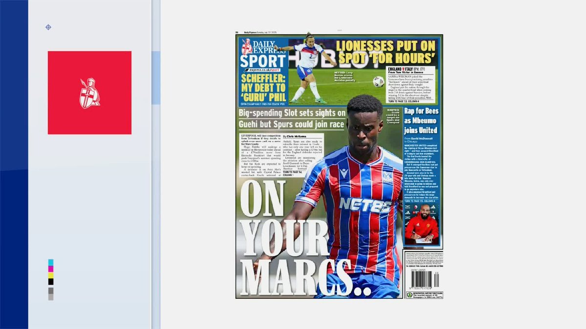 🗣️ "I think Palace would be willing to cash in" The Athletic's David Ornstein discusses reports that Liverpool and Spurs are interested in Crystal Palace defender Marc Guehi.