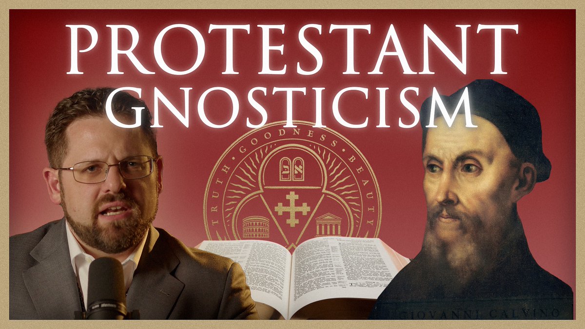 X REPLAY A recent podcast episode talks about my shocking discovery, while still protestant, that John Calvin's argument for the protestant canon of Scripture was deeply and disturbingly "gnostic." I thought he was being misquoted by Catholics. But it was worse than I thought.
