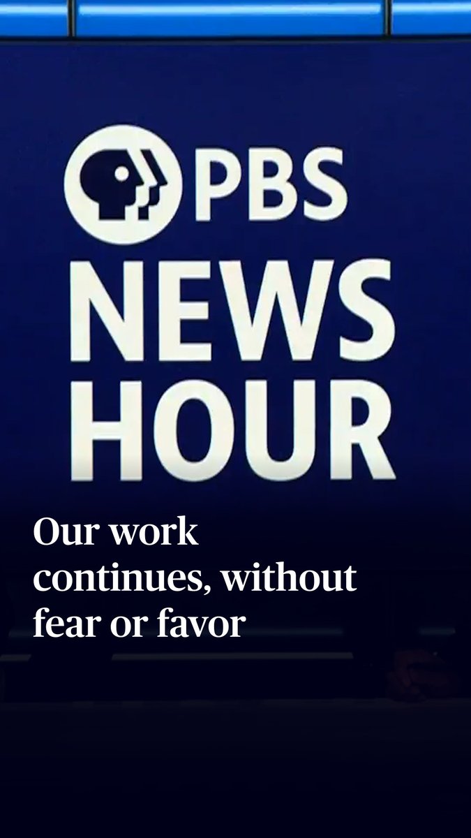 PBS News is not going anywhere. We will continue our work without fear or favor, as we have for nearly five decades on the air. We are profoundly grateful to Viewers Like You for your loyalty and unwavering support.