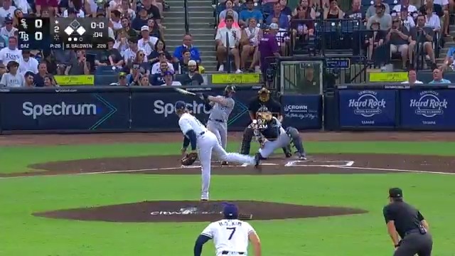 One pitch is all Brooks Baldwin needed!