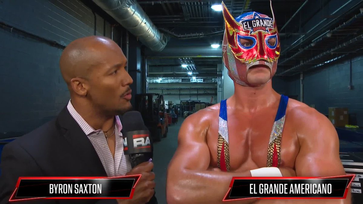 El Grande Americano is lean, mean and ready for a FIGHT!