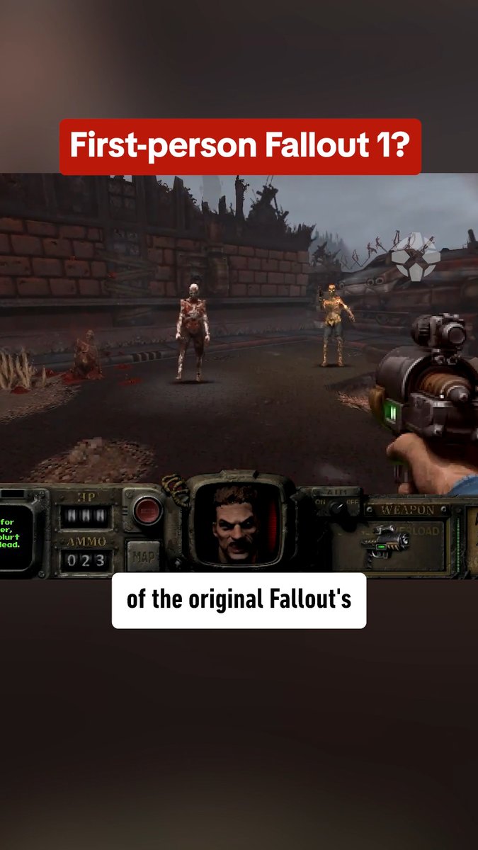 Fallout: Bakersfield gives you a first-person playthrough of Fallout 1 - with an art style to match: