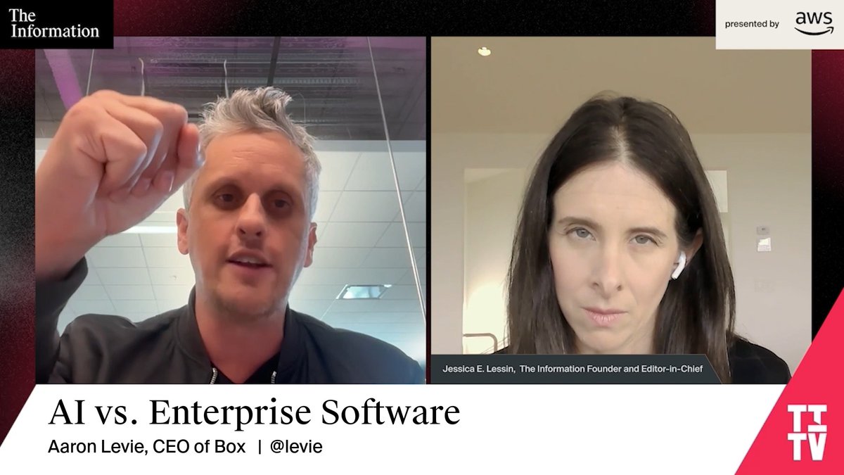 .Box CEO Aaron Levie on why AI agents can't keep a secret. "The reason why you probably won't see a complete compression of software where it's just a an agent and a database is because there's a lot of logic in the workflow and in the the company's specific sort of business process that needs to be built into that and around that database." "The agent will make a mistake 1% of the time and it will share the wrong thing with somebody or open up an access privilege to the wrong person." "AI agents can't keep a secret." Watch the full episode on