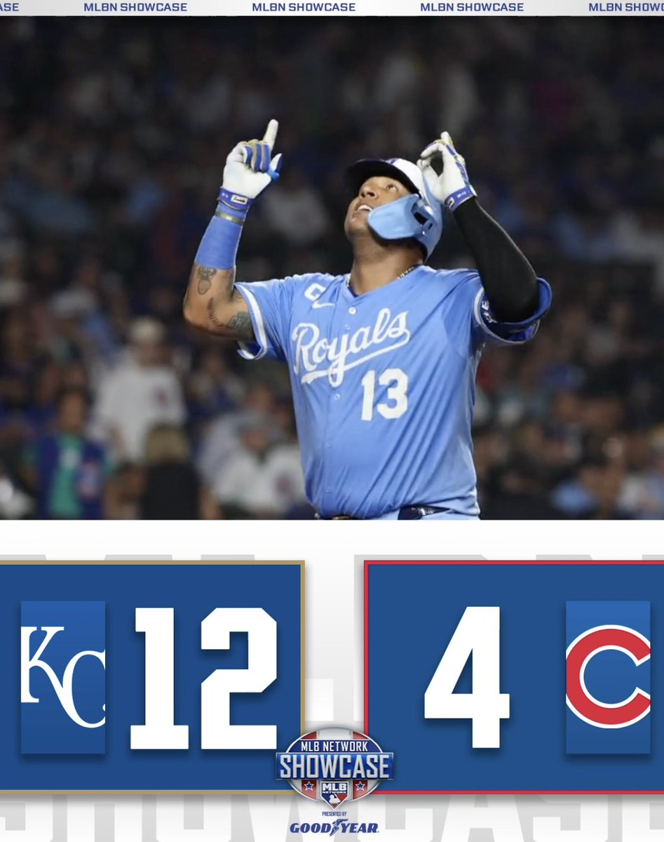 Salvador Perez's two-homer night powers the Kansas City Royals to victory! 📺 Goodyear #MLBNShowcase