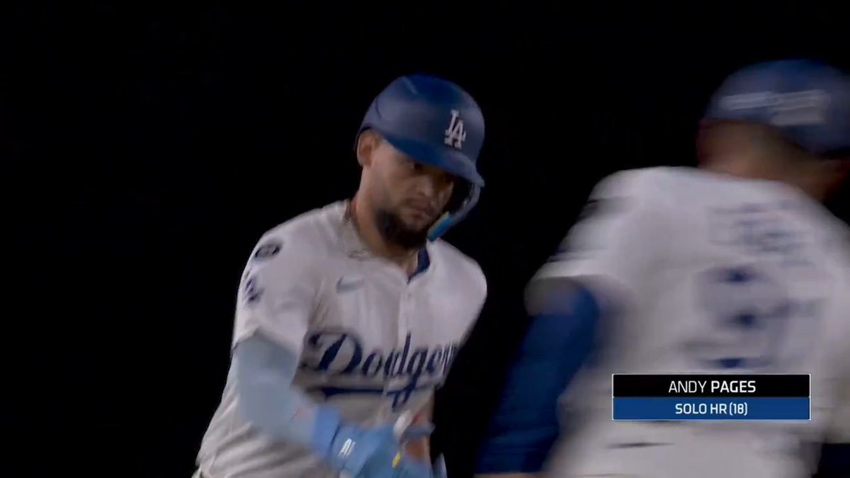 Andy makes it four Dodger homers on the night!